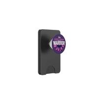 Soy una Flor de Conciencia púrpura del Guerrero del síndrome de Sjögren PopSockets PopWallet para MagSafe