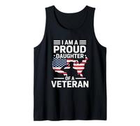 Soy una hija orgullosa de un veterano día de veteranos Camiseta sin Mangas