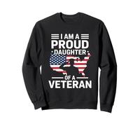 Soy una hija orgullosa de un veterano día de veteranos Sudadera