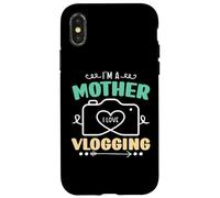 Soy una madre Me encanta vlogging Creador de contenido en redes sociales Carcasa para iPhone X/XS