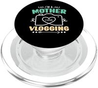 Soy una madre Me encanta vlogging Creador de contenido en redes sociales PopSockets PopGrip para MagSafe