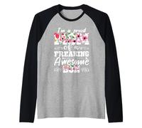Soy una Madre Orgullosa de un Hijo increíble Día de la Madre Mamá Camiseta Manga Raglan
