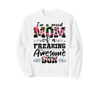 Soy una Madre Orgullosa de un Hijo increíble Día de la Madre Mamá Sudadera