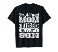 Soy una Madre Orgullosa de un Maldito Hijo Impresionante Madre e Hijo Camiseta