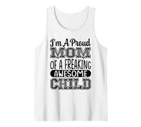 Soy una Madre Orgullosa de un Maldito Hijo Impresionante Madre Hijo Camiseta sin Mangas