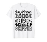 Soy una Madre Orgullosa de un Maldito Impresionante capitán navegante Marinero Camiseta