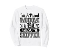 Soy una Madre Orgullosa de un Maldito Impresionante capitán navegante Marinero Sudadera