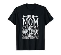 Soy una mamá Abuela Gran Nada me Asusta Gran día de la Madre Camiseta gráfica económica