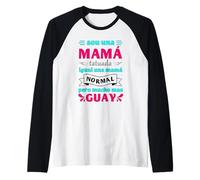 Soy Una Mamá Tatuada Igual Una Mamá Normal Dia De La Madre Camiseta Manga Raglan