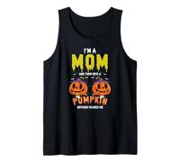 Soy una mamá y me convierto en Calabaza Nada me Asusta Camiseta sin Mangas
