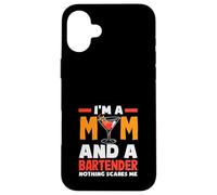 Soy una mamá y un Camarero Nada me Asusta Carcasa para iPhone 16 Plus
