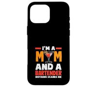 Soy una mamá y un Camarero Nada me Asusta Carcasa para iPhone 16 Pro MAX