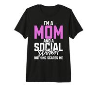 Soy una mamá y una trabajadora Social Mamá Trabajadora Social Camiseta Premium