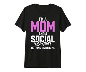 Soy una mamá y una trabajadora Social Mamá Trabajadora Social Camiseta Premium
