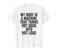 Soy una máquina Convierte Perros Calientes en Hot Logs Funny Hot Dog Camiseta gráfica económica