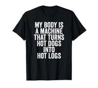 Soy una máquina Convierte Perros Calientes en Hot Logs Funny Hot Dog Camiseta gráfica económica