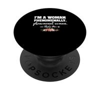 Soy una Mujer fenomenalmente fenomenal Mujer Que Soy yo PopSockets PopGrip Adhesivo