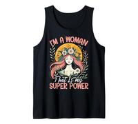 Soy una Mujer Que es mi súper Poder Camiseta sin Mangas