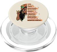 Soy una niña Negra mágica del Mes de la Historia de Las niñas africanas para niños PopSockets PopGrip para MagSafe
