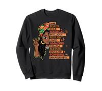Soy una niña Negra mágica del Mes de la Historia de Las niñas africanas para niños Sudadera