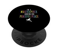 Soy una Obra Maestra en Busca de un Lugar Tranquilo Bird Warchers PopSockets PopGrip Adhesivo