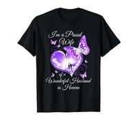 Soy una orgullosa esposa de un maravilloso esposo en el cielo Camiseta