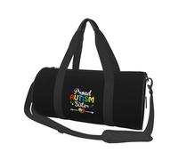 Soy una Orgullosa Hermana de un niño con Autismo. Bolsa de Viaje Convertible con Correa para el Hombro, Ideal como Equipaje de Mano, Plegable y con Ruedas Hombres y Mujeres.