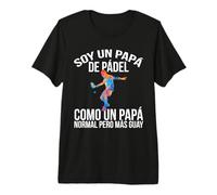 Soy Una Papá Padelera Día del Padre Divertido Padel Camiseta Premium