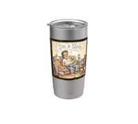 Soy una patata divertida de sofá Slob Vaso térmico de acero inoxidable de doble pared