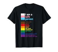 Soy una Persona Segura Pride Ally You Are Safe with Me LGBTQ Camiseta