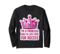 Soy una princesa y estoy aquí para el recreo de regreso a la escuela Manga Larga