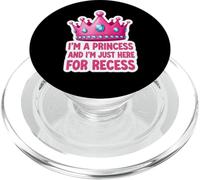 Soy una princesa y estoy aquí para el recreo de regreso a la escuela PopSockets PopGrip para MagSafe