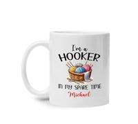 Soy Una Prostituta En Mi Tiempo De Conversación Tazón Cerámica Tazas Té Graciosa Tazón De Café Regalos Divertidos Para Amigos Familiares Trabajo 330Ml