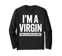 Soy una Virgen Esta es una Cita Divertida Muy Antigua Manga Larga