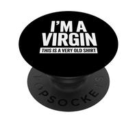 Soy una Virgen Esta es una Cita Divertida Muy Antigua PopSockets PopGrip Adhesivo