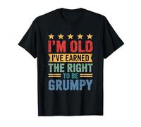 Soy Viejo Me he Ganado el Derecho a ser gruñón Camiseta
