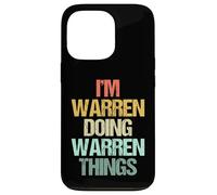 Soy Warren Doing Warren Things - Divertido Nombre Warren Carcasa para iPhone 13 Pro