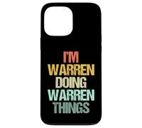 Soy Warren Doing Warren Things - Divertido Nombre Warren Carcasa para iPhone 13 Pro MAX