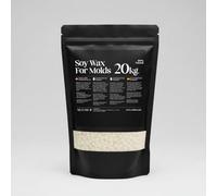 Soy Wax For Molds - Cera de Soja para Velas - Cera 100% Vegetal en Escamas - Fácil Desmolde, Acabado Liso y Combustión Limpia - 2 kg