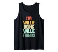 Soy Willie Haciendo Cosas de Willie - Divertidísimo Nombre Willie Camiseta sin Mangas