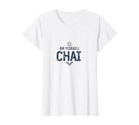 Soy Yisrael Chai IDF Apoyo Regalo del Orgullo Judío Camiseta, Mujer, Blanco, L