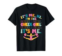 Soy yo Hola Soy La Chica Animadora Soy Yo Divertida Porrista Camiseta