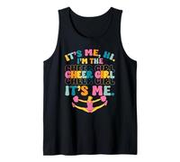Soy yo Hola Soy La Chica Animadora Soy Yo Divertida Porrista Camiseta sin Mangas