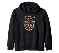 Soy yo Hola Soy La Chica Animadora Soy Yo Divertida Porrista Sudadera con Capucha