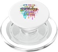 : Soy yo Hola, Soy la Chica del cumpleaños | Fuente Colorida de fusión PopSockets PopGrip para MagSafe