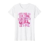 Soy yo Hola, Soy la Chica del cumpleaños | Retro Groovy Aesthetic Camiseta