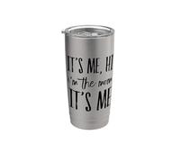 Soy yo Hola, soy la mamá, soy yo, mamá divertida, madre, madre, madre Vaso térmico de acero inoxidable de doble pared
