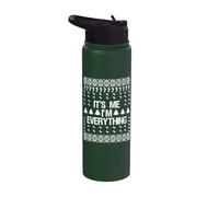 Soy yo soy todo feo pareja de Navidad a juego Stainless Steel Insulated Water Bottle