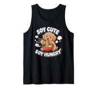 Soya Cute Soy Hungry Kawaii Ramen Cockapoo Dog Noodles Pun Camiseta sin Mangas