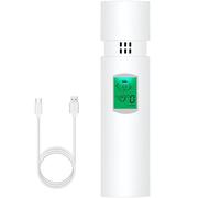 SOYAA Detector de Mal Aliento, alcoholímetro Recargable para análisis instantáneo de la cavidad bucal y olores, con Resultados en Tiempo Real, para Uso Diario y Viajes